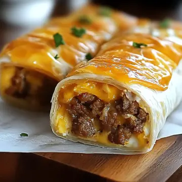 Sausage, Egg, and Cheese Breakfast Roll-Ups